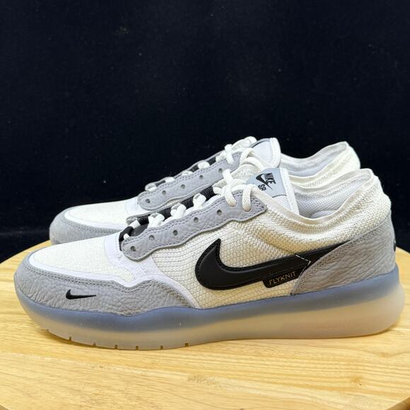 Nike SB PS8 'Wolf Grey White Black' FV8493-004 Men's Size 8.5 Skate Shoes - Picture 7 of 10